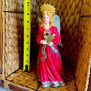 10 inch Angel table top candleholder.